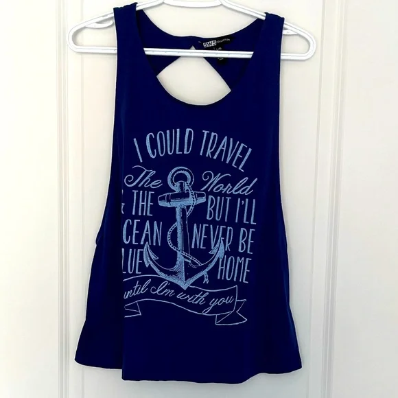 ✨3/10$ NWOT SWS Collection Open Back Muscle Tank - Picture 1 of 4